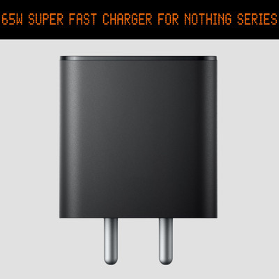 WEFIXALL 65 W Power GaN 3 A 3 Port Mobile Charger(Black)