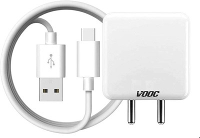 Tiagun 65 W SuperVOOC 6 A Wall Charger for Mobile with Detachable Cable(White, Cable Included)