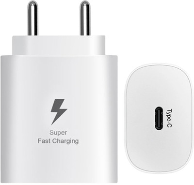 RVAT 25 W Quick Charge 3.1 A Wall Charger for Mobile(White, Super Fast charger)