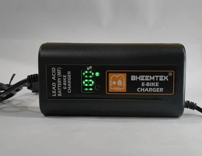 bheemtek Supercharge 4 A SMPS Charger for E-Bike(48volts 4amp Fast Charger Suitable for 48v Sealed Lead Acid Battery, Cable Included)
