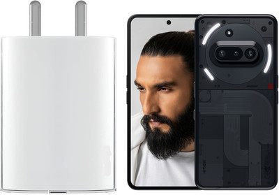Kizzy 45 W Power GaN 5 A Wall Charger for Mobile(Compatible Nothing Phone 3a/Phone 2/Cmf Phone 1 (White))