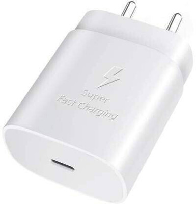 The Black Store Wall Charger for Mobile(White, Cable Included)