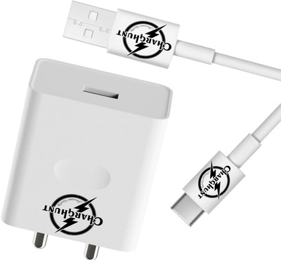 ChargHunt 33 W SuperVOOC 5.4 A Wall Charger for Mobile with Detachable Cable(White, Cable Included)