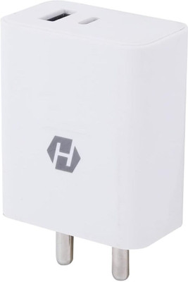 HANQ 25 W Adaptive Charging 3.6 A Wall Charger for Mobile(White)