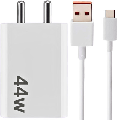 RoarX 44 W 4 A Wall Charger for Mobile with Detachable Cable(White, Cable Included)