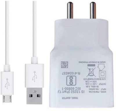 EYNK 2 A Wall Charger for Mobile with Detachable Cable(White, Cable Included)