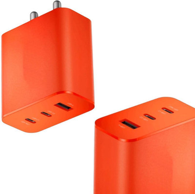 Sulania 65 W GaN 3.1 A Wall Charger for Mobile(Orange)