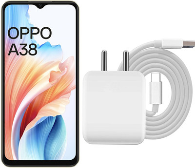 SHOPIES 33 W SuperVOOC 3.1 A Wall Charger for Mobile with Detachable Cable(Have1 Superfast Charger for Oppo A38 5G 5G, White, Cable Included)