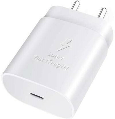 The Black Store Wall Charger for Mobile(White, Cable Included)