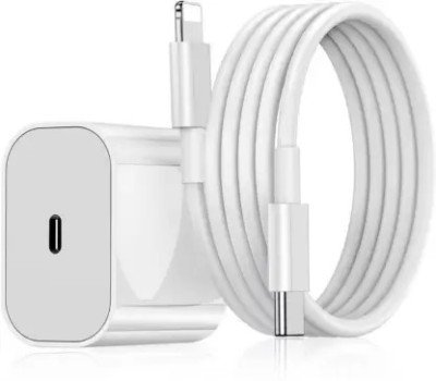 Snekar Wall Charger Accessory Combo for IPhone Original New 20W Type C Lightning to USB C Super Fast Quick Charger.(White)
