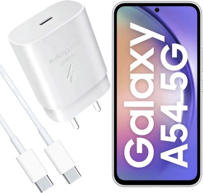 RoarX 25 W Supercharge 3 A Wall Charger for Mobile with Detachable Cable(White, Super Fast Charging Compatible for Galaxy A54 5G & Other Devices, Cable Included)