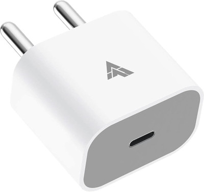 DR VAKU 20 W PD 3 A Wall Charger for Mobile(White & Grey)