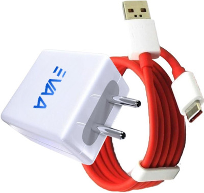 EVAAENTERPRISES 80 W SuperVOOC 6 A Wall Charger for Mobile with Detachable Cable(White, Cable Included)