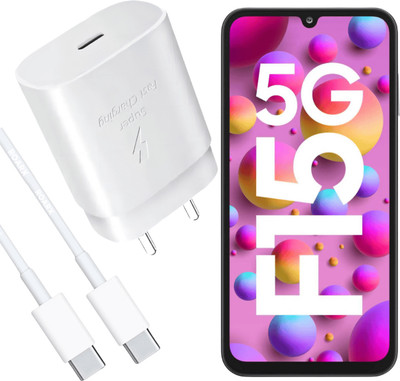 RoarX 25 W Quick Charge 3 A Wall Charger for Mobile with Detachable Cable(ORIGINAL 25W SUPERFAST CHARGING ADAPTER COMPATIBLE FOR GALAXY F15 5G 3A Charger, Cable Included)