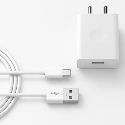 SB 33 W 4 A Wall Charger for Mobile with Detachable Cable(White, Cable Included)