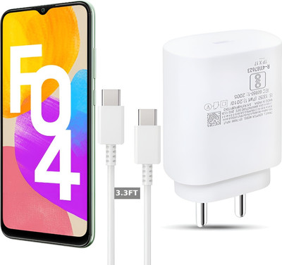 Kizzy 25 W PD 3 A Wall Charger for Mobile with Detachable Cable(White, Cable Included)