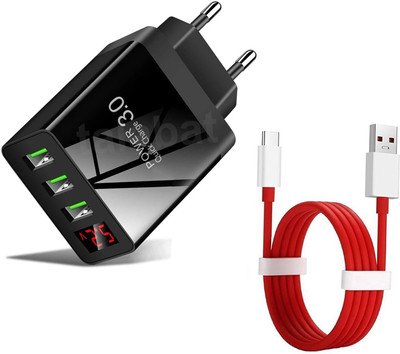 MARS 36 W Qualcomm 3.0 3 A Wall Charger for Mobile with Detachable Cable(Black, Cable Included)
