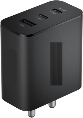 X88 Pro 65 W SuperVOOC 4 A Wall Charger for Mobile(65W 3 Port USB Type C and Type A Wall Charger Adapter for Nothing Phone 2/2A)