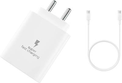 Sulania 25 W PD 3 A Wall Charger for Mobile with Detachable Cable(White, Cable Included)