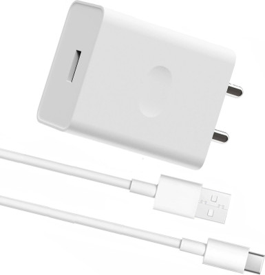 EliteGadgets 80 W SuperVOOC 4 A Wall Charger for Mobile with Detachable Cable(VOOC / DART / DASH Charging Supported 80W Max [Supports upto 80Watt] White, Cable Included)