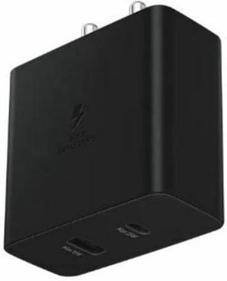 Kizzy 35 W 3 A Wall Charger for Mobile with Detachable Cable(Black)