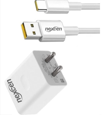 NEXCEN 33 W SuperVOOC 4 A Wall Charger for Mobile with Detachable Cable(White, Cable Included)