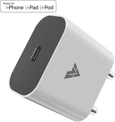 DR VAKU 20 W PD 3 A Wall Charger for Mobile(Light Grey)