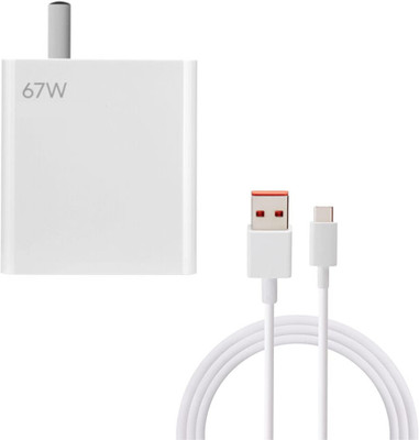 AVEVOUR ORIGINAL 67 W SonicCharge 6 A Wall Charger for Mobile with Detachable Cable(Compatible for redmi note 12/note 12 5g/note 12 pro/note 12 pro plus/note 12, Cable Included)