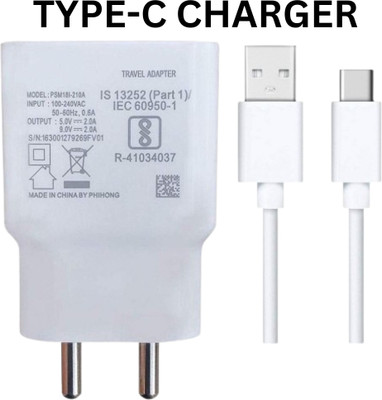 KOTSUN DEFINITION OF POWER 12 W Adaptive Charging 2.4 A Wall Charger for Mobile with Detachable Cable(White, Cable Included)
