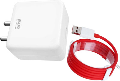 Heatmor 30 W Warp 5 A Wall Charger for Mobile with Detachable Cable(White, Cable Included)