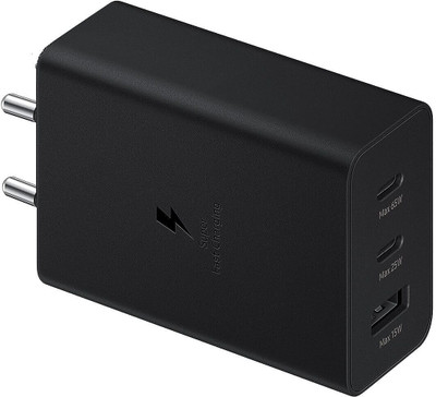 The Black Store 65 W Power GaN 6 A Wall Charger for Mobile(Black)