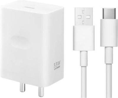 WEFIXALL 33 W SuperVOOC 3.1 A Wall Charger for Mobile with Detachable Cable(White, Cable Included)