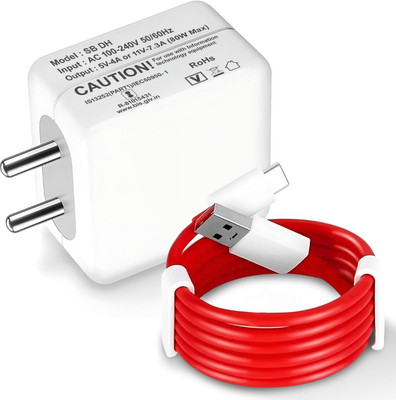 SB 80 W SuperVOOC 7.3 A Wall Charger for Mobile with Detachable Cable(White, Cable Included)