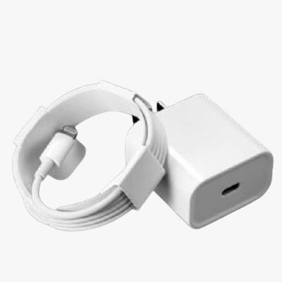 Gr traders 20 W PD 3 A Wall Charger for Mobile with Detachable Cable(White, Cable Included)
