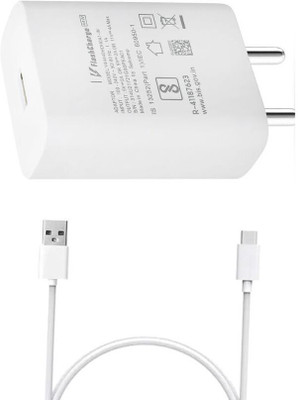 Kizzy 44 W Quick Charge 4 A Wall Charger for Mobile with Detachable Cable(Black, Cable Included)