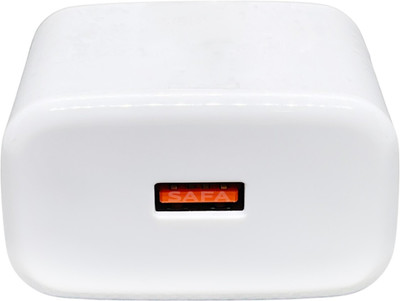 BUXER 30 W Qualcomm 3.0 6 A Wall Charger for Mobile with Detachable Cable(White, Cable Included)