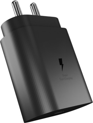 HOMEMO 20 W PD 6 A Wall Charger for Mobile(USB C Fast Charging Adapter for Samsung S/A/M/F Series DOC (BLACK))