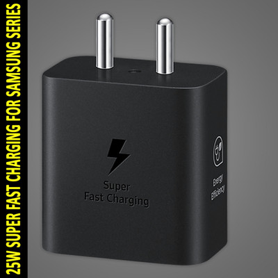 Kizzy 25 W Quick Charge 3 A Wall Charger for Mobile(Black)