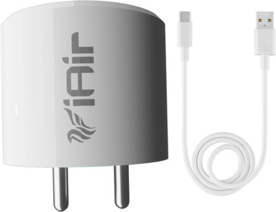 IAIR Adaptive Charging 1.5 A Wall Charger for Mobile with Detachable Cable(White)
