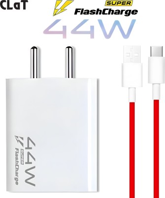 CLAT 44 W Adaptive Charging 6 A Wall Charger for Mobile with Detachable Cable(White, Cable Included)