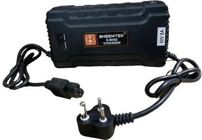 bheemtek 670 W Adaptive Charging 8 A SMPS Charger for E-Bike(Black, Cable Included)