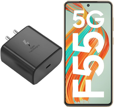 CABTRONICS 25 W GaN 3 A Wall Charger for Mobile(for Galaxy F55 5G)