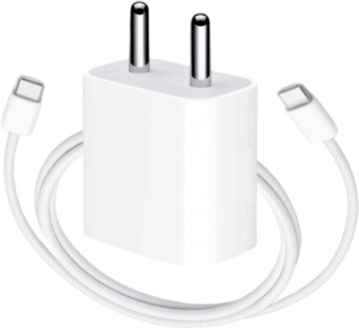 FAZYR 20 W PD 2.4 A Wall Charger for Mobile with Detachable Cable(White, Cable Included)