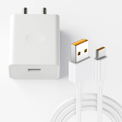 SB 65 W SuperVOOC 6 A Wall Charger for Mobile with Detachable Cable(White, Cable Included)
