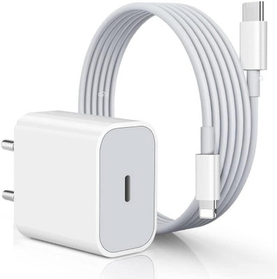 Epiq 20 W Quick Charge 3.25 A Wall Charger for Mobile with Detachable Cable(White, Cable Included)