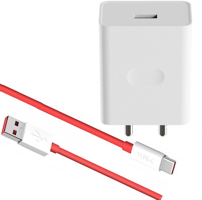 OTD 80 W SuperVOOC 6 A Mobile Charger with Detachable Cable(80 watt Supervooc Charger for OnePlus Nord CE 2 Lite , Red, Cable Included)