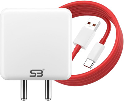SB 65 W SuperVOOC 6 A Wall Charger for Mobile with Detachable Cable(White, Cable Included)
