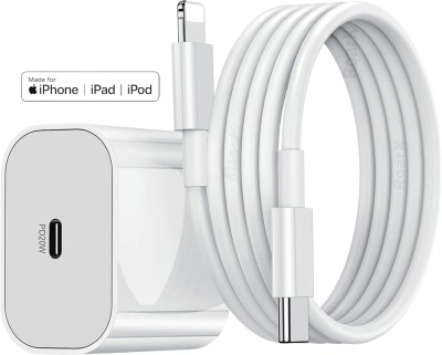 RoarX 20 W PD 3 A Mobile Charger with Detachable Cable(White)