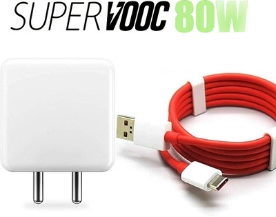 MAXIMILION 80 W Dash 6 A Wall Charger for Mobile with Detachable Cable(White, Cable Included)