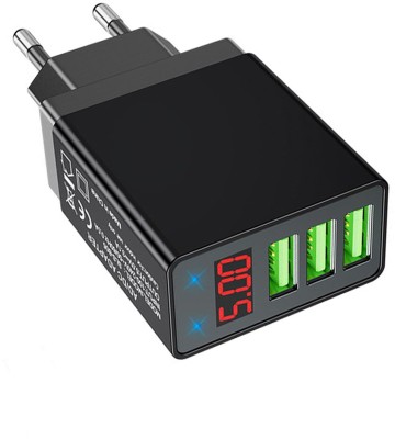 X88 Pro 36 W 4 A Multi-pin Wall Charger for Mobile with Detachable Cable(33 W Adapter Black)